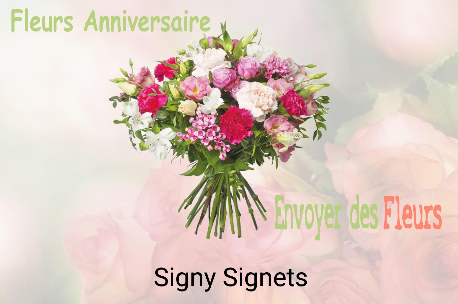 Bouquet de fleurs d’anniversaire livré à Signy-Signets